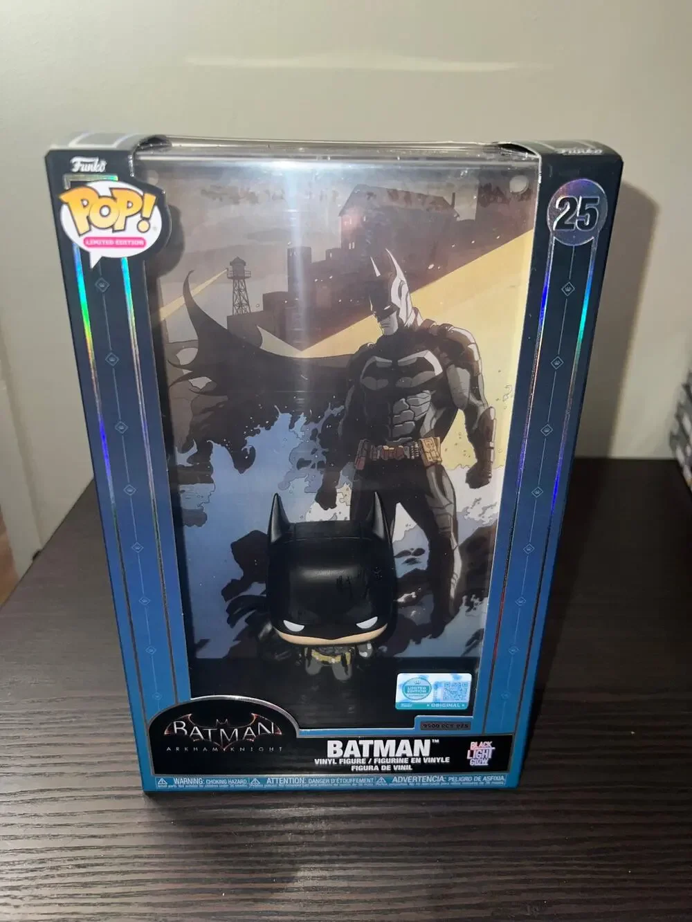 SUPREME LE EXC 9500 PIECE BLACKLIGHT Batman Arkham Comic Cover Funko Pop #25 DC
